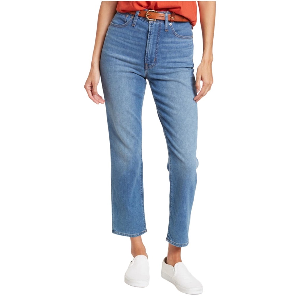 Madewell Perfect Vintage Cropped Jeans in Cartigan Wash (29)